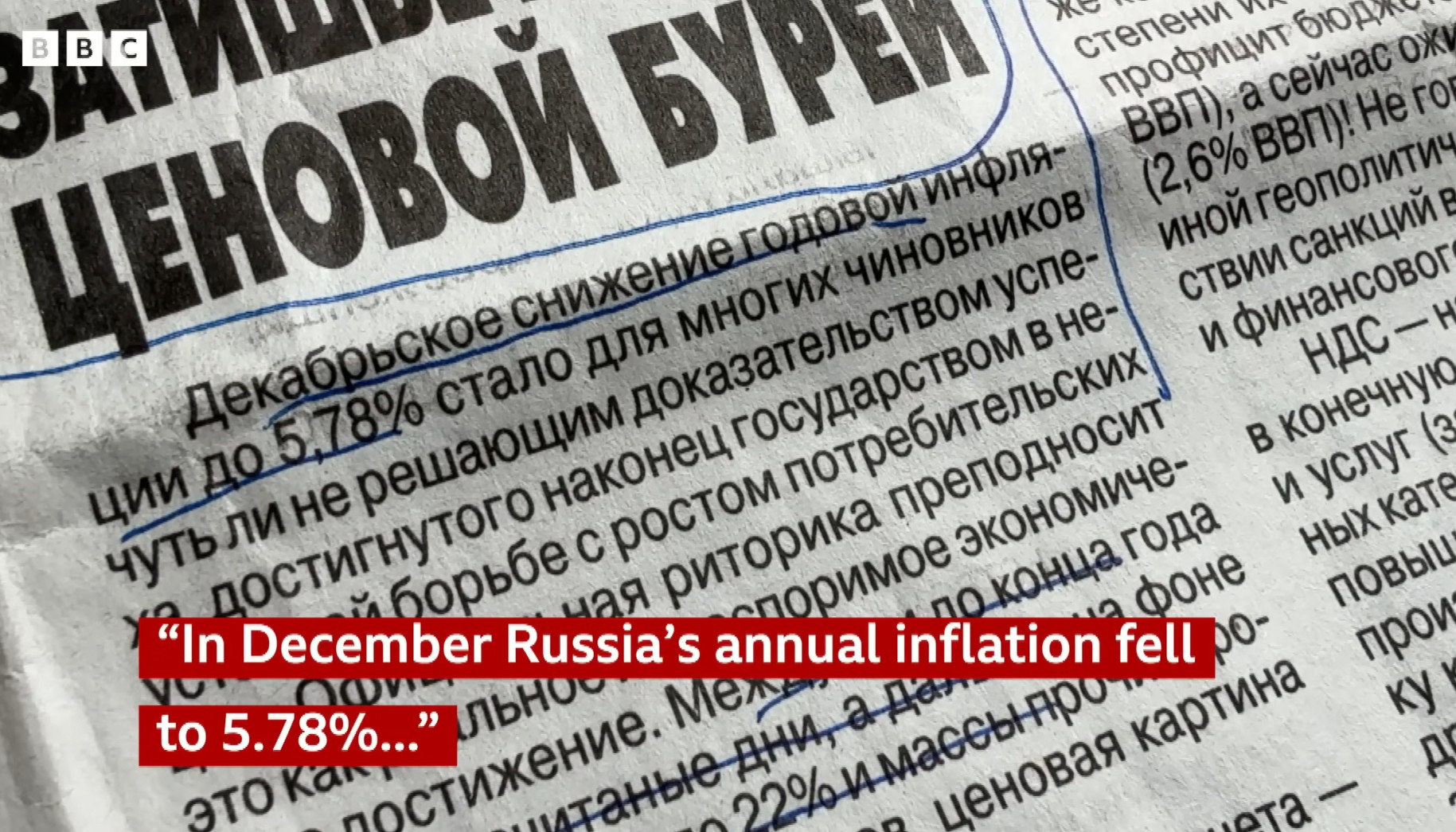 Russian Press: Festive Veneer Masks Looming Economic ‘Storm’